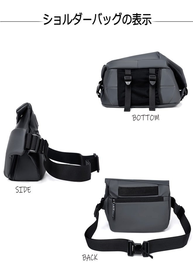 FSD.WG Classic Messenger Bag Shoulder bag Bookbag and Crossbody Bags for Men and Women - Image 2